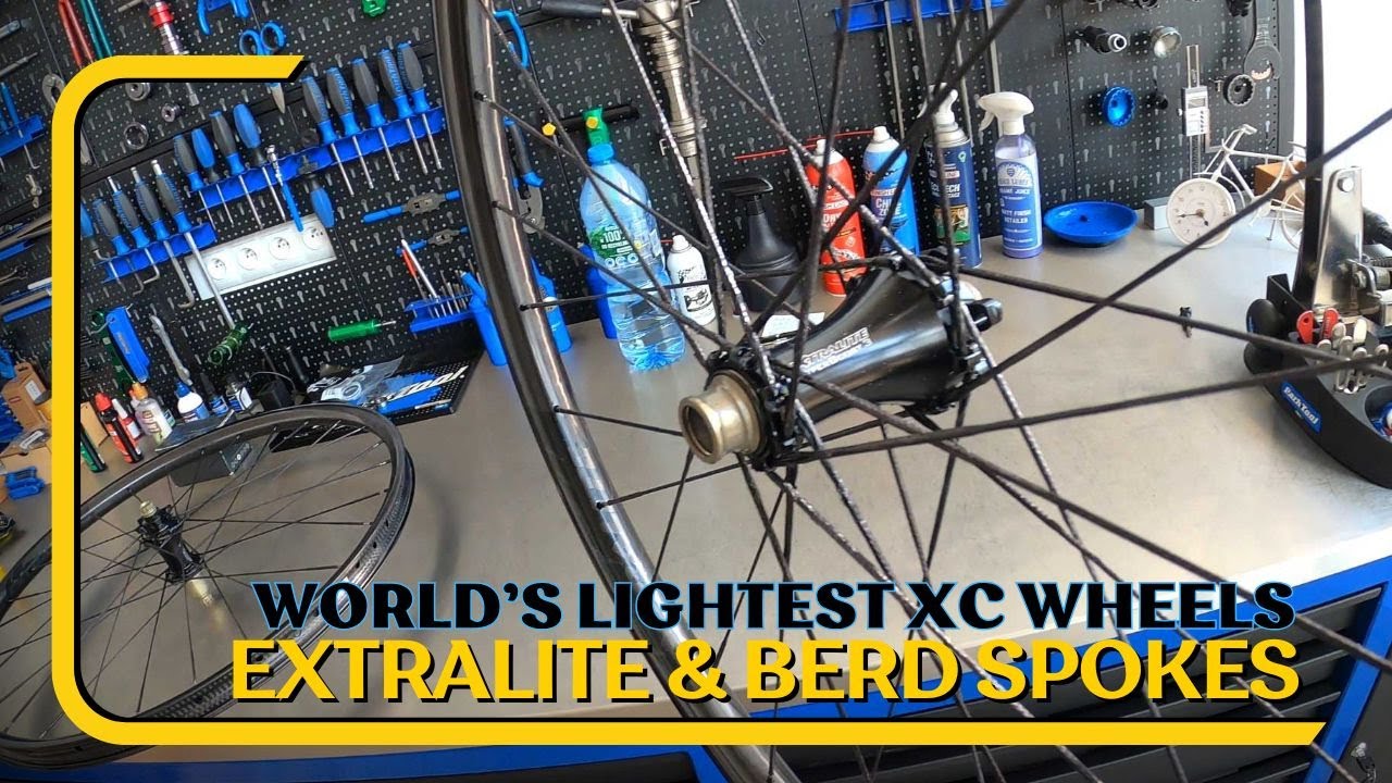 Extralite - koła MTB ważące 890 g i Berd - szprychy ze sznurka