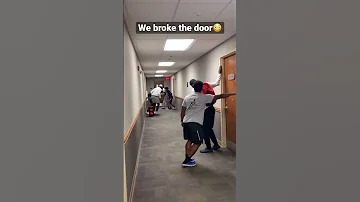 We Broke The Door Of The Dorm Room Tiktok Youtubeshorts Funny Viral 