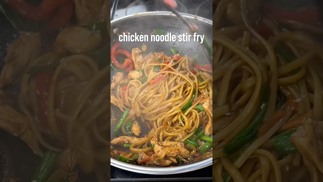 The Best Homemade Chicken Noodle Stir Fry