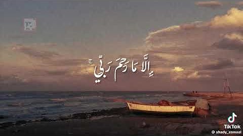 وما ابرئ نفسي إن النفس لأمارة بالسوء ♥️ | سورة يوسف