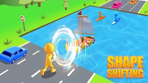 Shape shifting game very enjoying new hyper casual game #shots #funnygamevideos