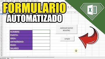 Como crear un formulario automatizado en Excel Fácil y Rápido 2022 | Macro para agregar inventario