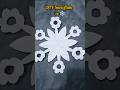 ❄️DIY easy snowflake #diy #papercraft #shorts