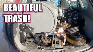 Dumpster Diving and Street Scrapping Beautiful Day for a Treasure Hunt!