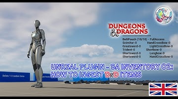 BA Inventory - 02: Inventory for Epic Unreal: Data driven D&D weapons ingest, BP_Item fragments