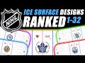 NHL Ice Surface Designs RANKED 1-32!