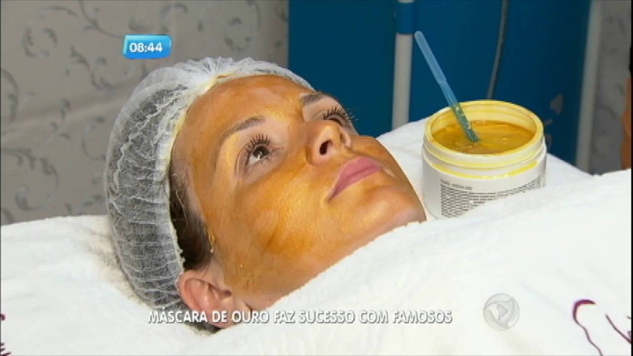 Máscara de ouro é o novo tratamento estético das famosas
