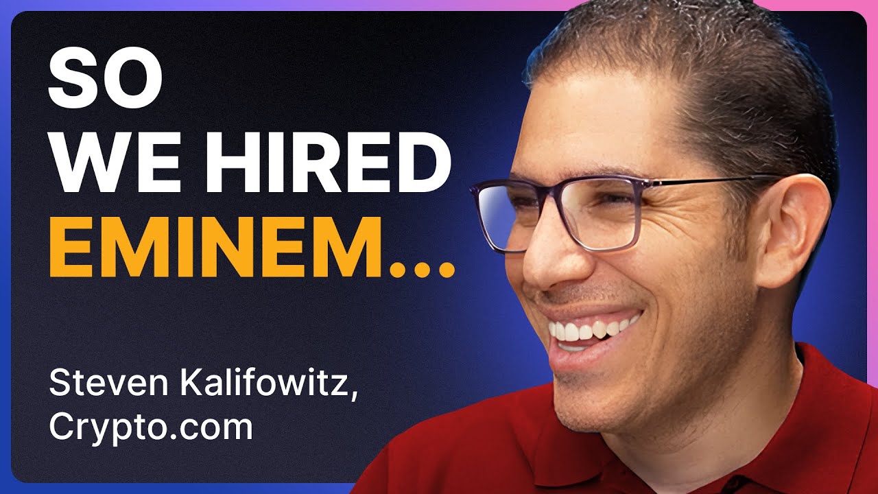 Turning a brand into a household name | Steven Kalifowitz (Crypto.com)