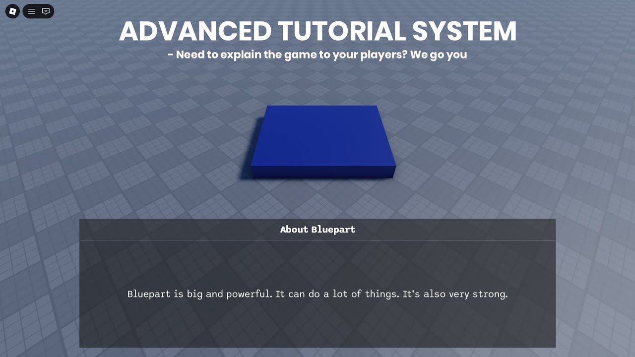Advanced Tutorial System - YouTube
