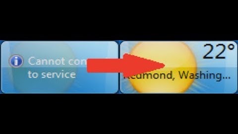 Windows 7 weather gadzet - quick fix