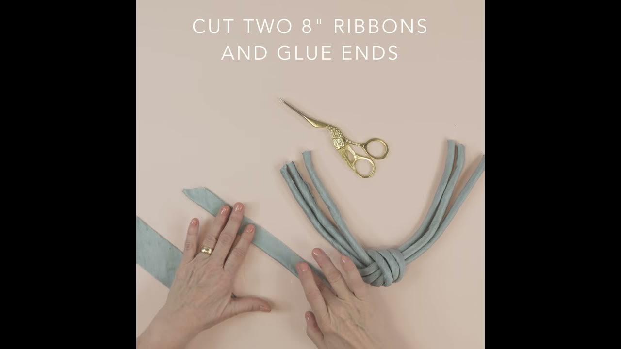 Ribbon Tie Necklace · How To Make A Ribbon Necklace · Jewelry Making on Cut  Out + Keep