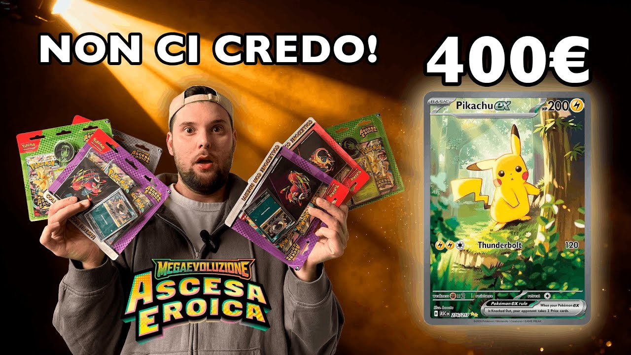 APRO 15 BUSTINE di ASCESA EROICA… e TROVO IL PIKACHU 😱⚡