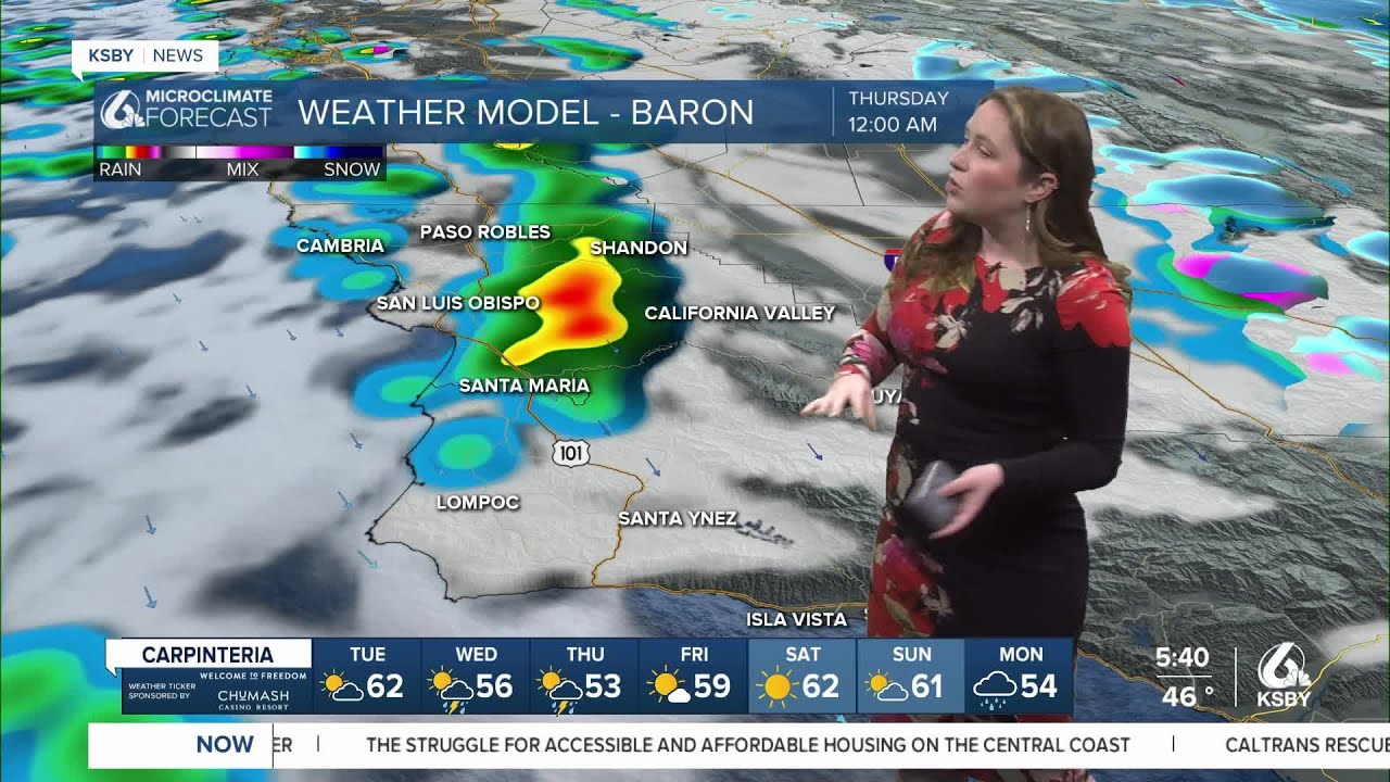One more mild day ahead of several storms this week - YouTube