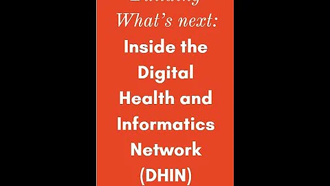 DHIN Strategy: What's next for the DHIN? Panel discussion | 18 Nov