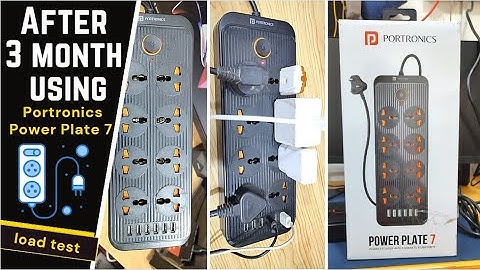 After 3 month using - Portronics Power Plate 7 with 6 USB Port Smart Electric Extension Board.