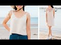 Scallop Tank Top + Dress Crochet Tutorial