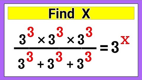 Nice Exponent Math Simplification |Find the value of X |Olympiad Math |Nitesh Eduworks