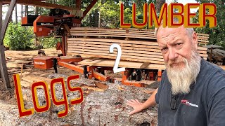 Backyard TREE Becomes Front Yard LUMBER
