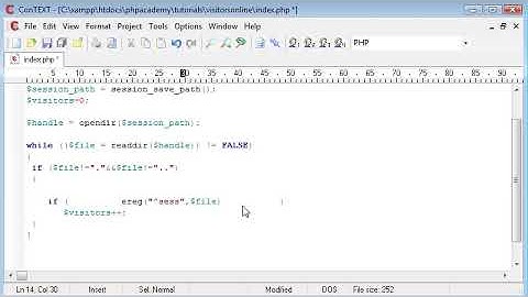 PHP Tutorials  Count Visitors Currently Online Part 2