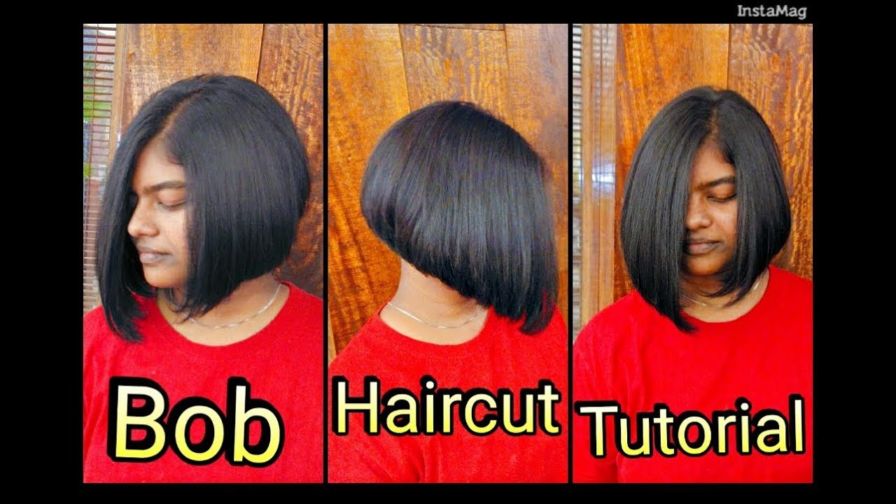 short bob haircut tutorial | easy perfect bob haircut | asymmetrical | haircut expert Shyama's