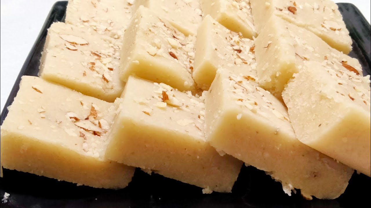 हलवाई की दुकान पर ₹200 किलो मिलने वाली बर्फी बनाने का आसान तरीका | Barfi Recipe | How to make barfi