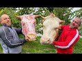 I cook Stewed BEEF HEAD for 6 hours! Healthy food from the village
