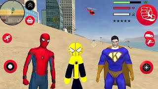 Superhero Spider Stickman Game - Mafia Spider-StickMan Rope Hero Gangstar #21 - Android Gameplay screenshot 4