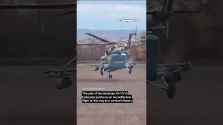 Ukrainian Mi-17V-5 Helicopter Performs An Incredibly Low Flight On The Way To A Combat Mission