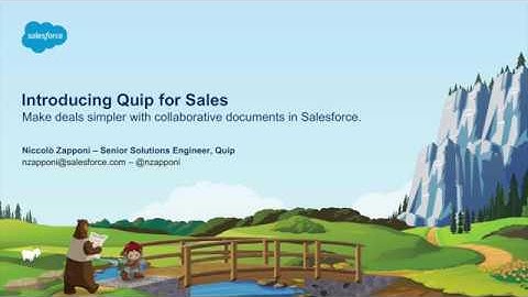 Quip for Sales Overview and Demo Video