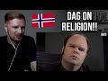 Reaction to dag  refsnes om religion norwegian comedy