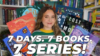 FINISHING 7 SERIES in 7 DAYS!!📚🏃🏻‍♀️