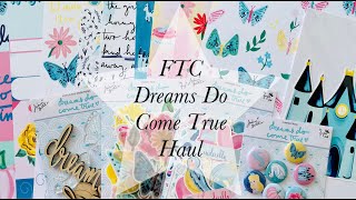 Craft Haul | Dreams Do Come True Collection | The Fairytale Club
