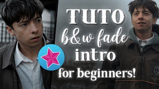 b&w intro fade II tutorial II videostar 