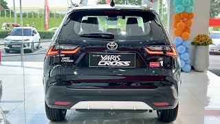 2024 toyota yaris cross 1.5l black color -luxury small suv | exterior and interior details