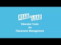 Read to lead educator tools for classroom management