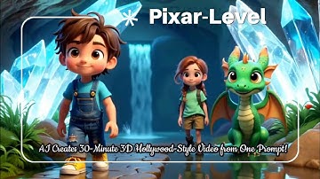 Pixar-Level AI Creates 30-Minute 3D Hollywood-Style Videos from One Prompt!