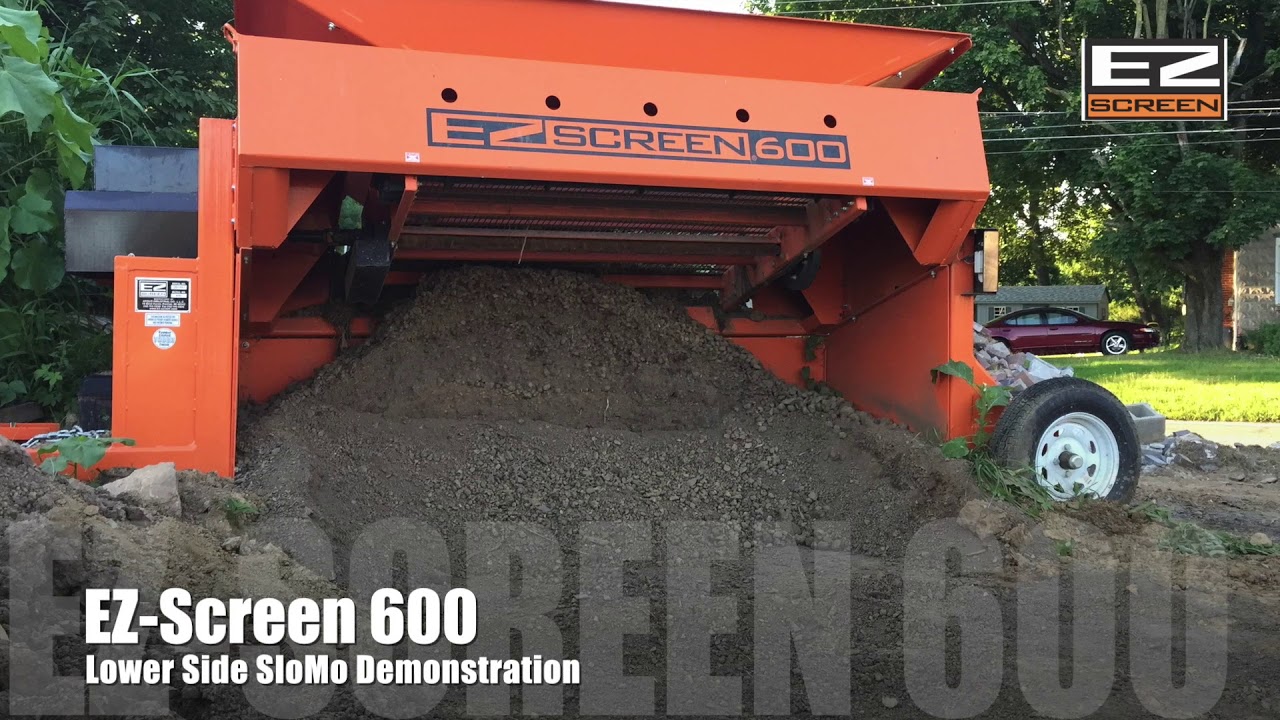 EZScreen 600 Topsoil Screener YouTube