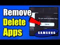 How to Remove &amp; Delete Apps on Samsung TV (Best Method)