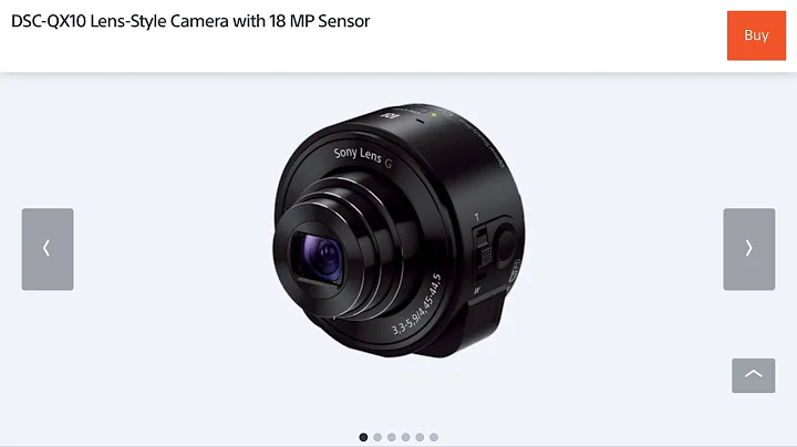 SonY DSC-QX10 Full Function Video