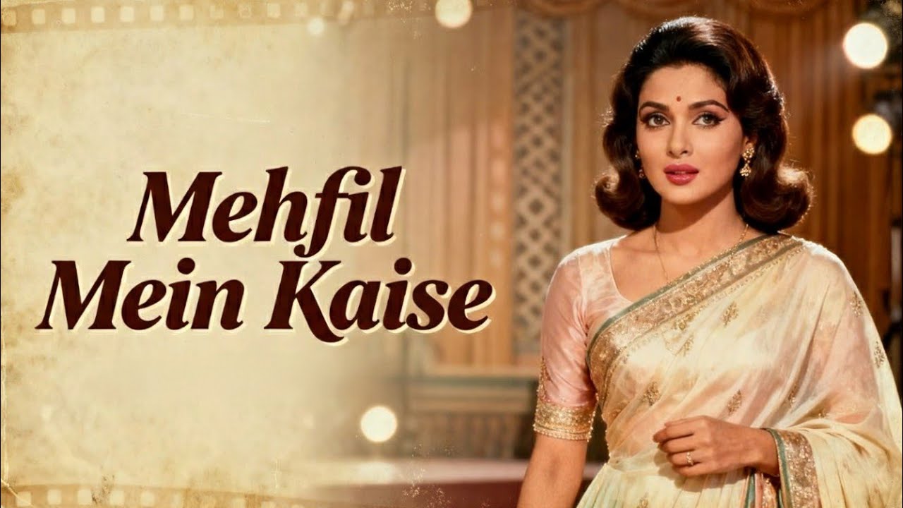 Mehfil Main Kaise | Old Hindi Romantic Song | Heart Touching 60s-70s Vibe Love Song