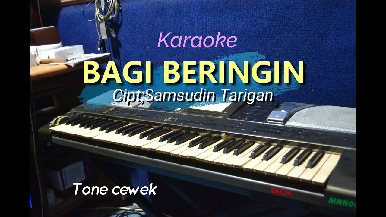 BAGI BERINGIN _POP_CEWEK_Karaoke lagu karo