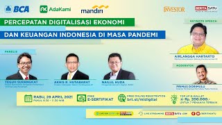 Percepatan Digitalisasi Ekonomi dan Keuangan Indonesia di Masa Pandemi