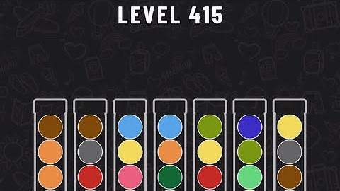 Ball Sort Puzzle Level 415 #ballsortpuzzle #ballsortpuzzlegameplay #puzzlegame #mobilegames