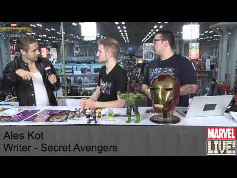 Ales Kot Soaks Up the Praise on Marvel LIVE! at New York Comic Con 2014