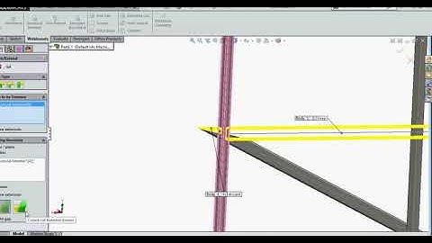 Trim/Extend feature for weldments in Solidworks