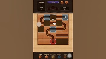 Roll the Ball slide puzzle Star D Pack Level 13 Solution