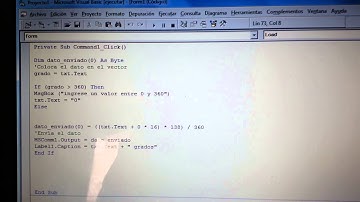 Control motor dc visual+arduino
