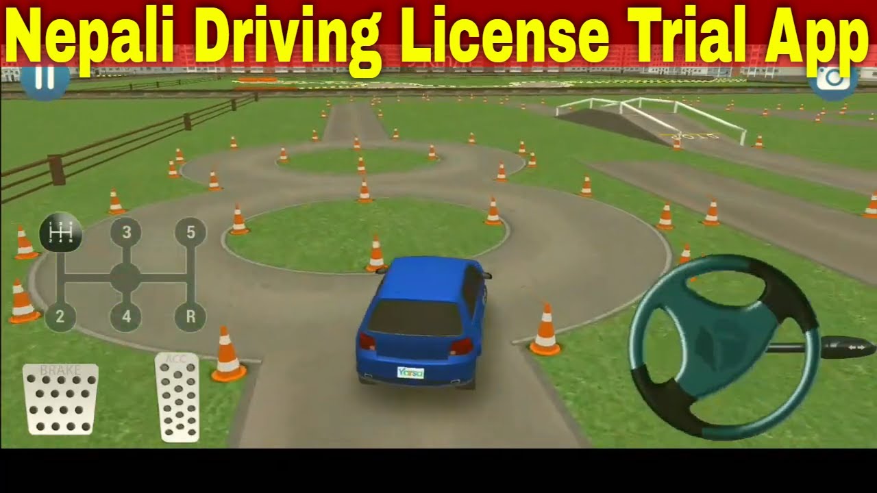 Car 4 wheeler License Trial Animation [NEPALI] | License Trial Driving ...