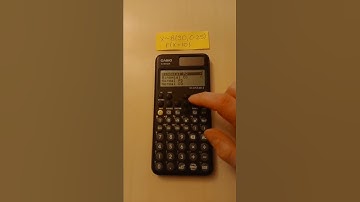 Probability from a Binomial Distribution using a Casio fx-991CW Classwiz Calculator