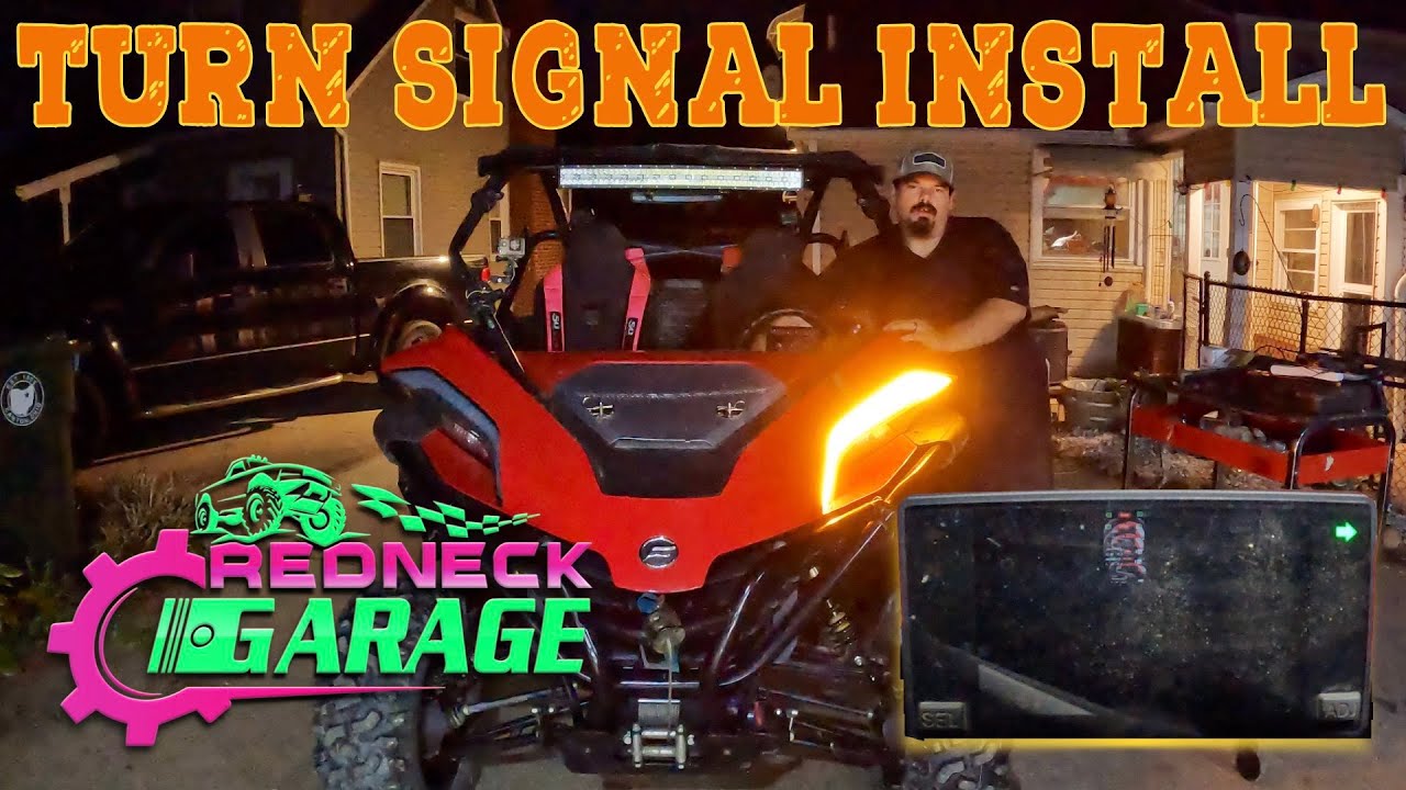 CFMOTO ZForce 950 Sport Turn Signal Install YouTube